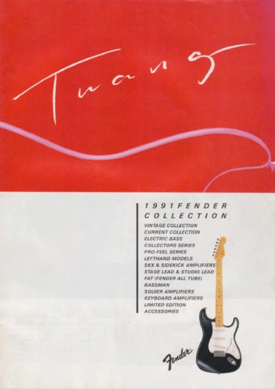 Fender Japan Catalog 1991