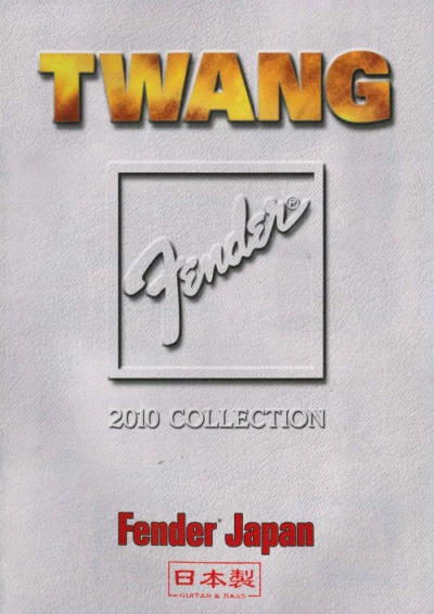 Fender Japan Catalog 2010